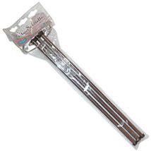 Porte-serviette mobile chromé 3 barres - Gris - 50.4 cm hauteur - Pratique et élégant