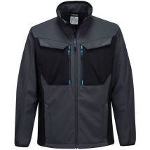 Portwest - Veste de travail Softshell WX3 Gris L - 3 couches Oeko-Tex - 9 poches