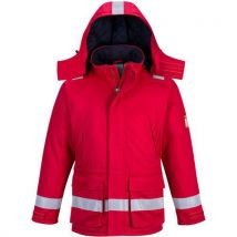 Portwest - Parka Hiver FR59 Anti-statique XXL Rouge - Protection Flamme & Chaleur - Oeko-Tex
