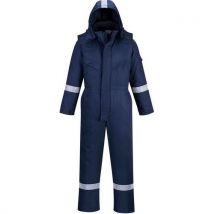 Combinaison Hiver Résistant Flamme Fr53 Bleu Foncé Xxl - Unisexe