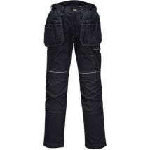 Pantalon De Travail Holster Pw3 Court T602 Noir 38 - Homme