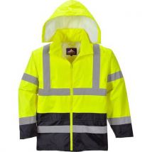 Veste de pluie haute visibilité bicolore jaune/noir - Portwest