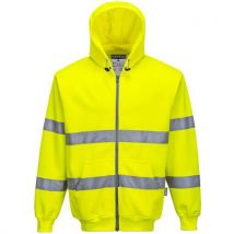 Sweat Zip Hivis À Capuche