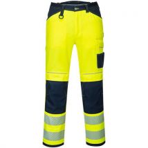 Pantalon Pw3 Haute Visibilité Work Pw340 Bleu/jaune 34