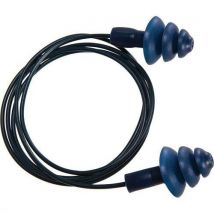 Bouchon D'oreille Tpr Détectable Avec Cordon Ep07 Bleu 50 Pr