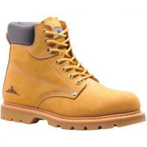 Portwest - Chaussure de sécurité haute Flexi-Welt SB HRO FW17 Jaune - Taille 43 - Cuir et Nubuck - Oeko-Tex