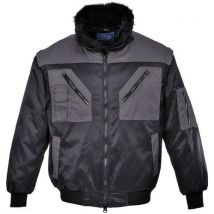 Blouson Pilote Bicolore - Unisexe