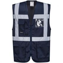 Gilet De Travail Iona Executive F476 Bleu Foncé Xl - Unisexe