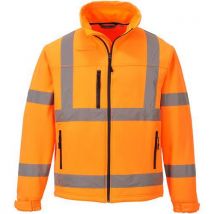 Veste Softshell Haute-visibilité Classic S424 Orange S - Unisexe