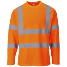 T-shirt Haute-visibilité Manches Longues S278 Orange Xxl
