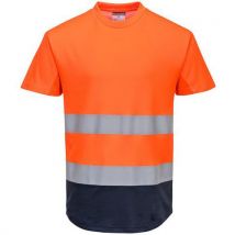 Tee-shirt Mesh Bicolore - Unisexe