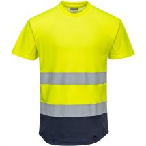 Tee-shirt Mesh Bicolore - Unisexe