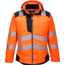 Parka Haute-visibilité Pw3 T400 Noir/orange Xxl