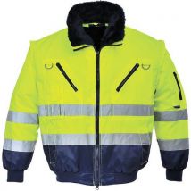 Blouson Pilote Haute Visibilité 3-en-1 Pj50 Bleu/jaune S