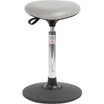 Tabouret Sway Tria - Imitation Cuir - Haut - Gris