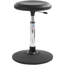 Tabouret Sway Beta - Imitation Cuir - Bas - Noir