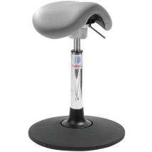 Global Professional Seating - Siège Mini Sway Flexmatic - Similicuir Gris - Réglable Hauteur 53-72cm - Confort et Durabilité