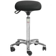 Tabouret Tetra-tissu 3d-haut-rouletteseasy Rolling-noir