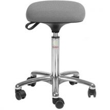 Tabouret Tetra - Tissu Cura - Medium - Gris