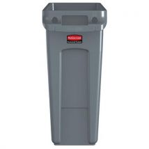 Collecteur Slim Jim Avec Conduits D'aération - Gris - 60l - Rubbermaid
