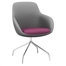Bridge Eka Pied Chromé Tissu M1 Gris/magenta