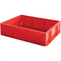 Demi Bac À Pâtons-400x300x100mm-rouge-9 L