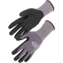 Gants De Manutention De Protection Nitrile Mousse Sans Picots T9