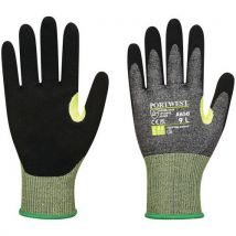 Gants Anticoupure Anti Coupure F Mousse Nitrile - Noir/gris - Xs