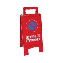 Chevalet Modulable Rouge - Défense De Stationner