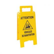 Chevalet Modulable Jaune - Attention Vehicules Manutention