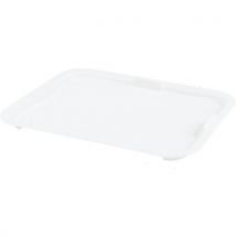 Couvercle Bac À Diviseuse Rectangulaire 600 X 400 - 13 L - Blanc