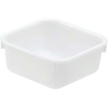 Cuvette Carrée 1 L - Blanc