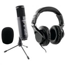 Pack Streaming : Micro Musb30mix+casque Djh40 Plugger Studio