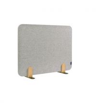 Elements Séparateur De Bureau Acoustique 60x80cm Gris Clair Support