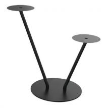 Porte-plantes Babylone 2 Branches Noir