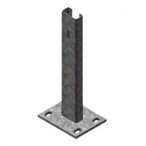 Support D'extrémité Plat - C100/plat - Hauteur 60cm