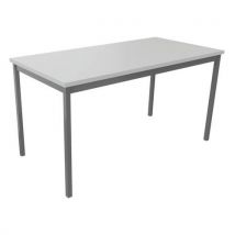 Table De Réunion Treff 140 X 70 Gris Clair / Alu