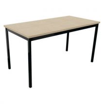 Table De Réunion Treff 140 X 70 Chêne De Fil/ Noir