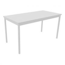 Table De Réunion Treff 140 X 70 Blanc/ Blanc