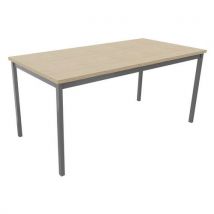 Table De Réunion Treff 160 X 80 Chêne De Fil/ Alu