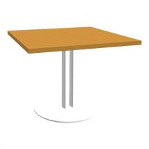 Table Basse Roxane 60x60 Jaune/blanc