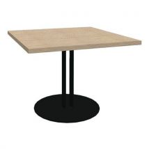 Table Basse Roxane 60x60 Chêne De Fil/noir