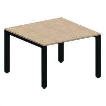 Table Basse Loki 60x60 Chêne De Fil/noir