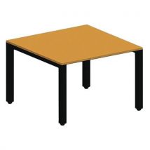 Table Basse Loki 60x60 Jaune/noir