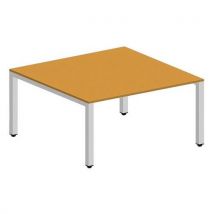 Table Basse Loki 80x80 Jaune/blanc