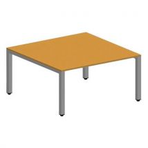 Table Basse Loki 80x80 Jaune/gris