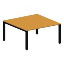 Table Basse Loki 80x80 Jaune/noir