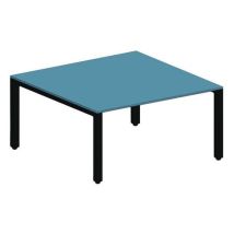Table Basse Loki2 80x80 Cêdre Bleu/noir