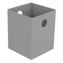 Corbeille À Papier 17 L Steel Gris