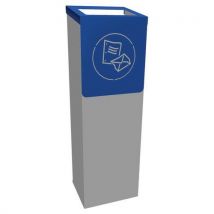 Container De Tri Gris 55 L Bleu/papier